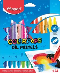 Maped Colorpeps värvipliiatsid, 24 värvi hind ja info | Kunstitarbed, voolimise tarvikud | kaup24.ee