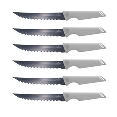 набор ножей для стейка 6 шт. berlinger haus bh-2840 цена и информация | Подставка для ножей Tescoma Woody, 21 см | kaup24.ee
