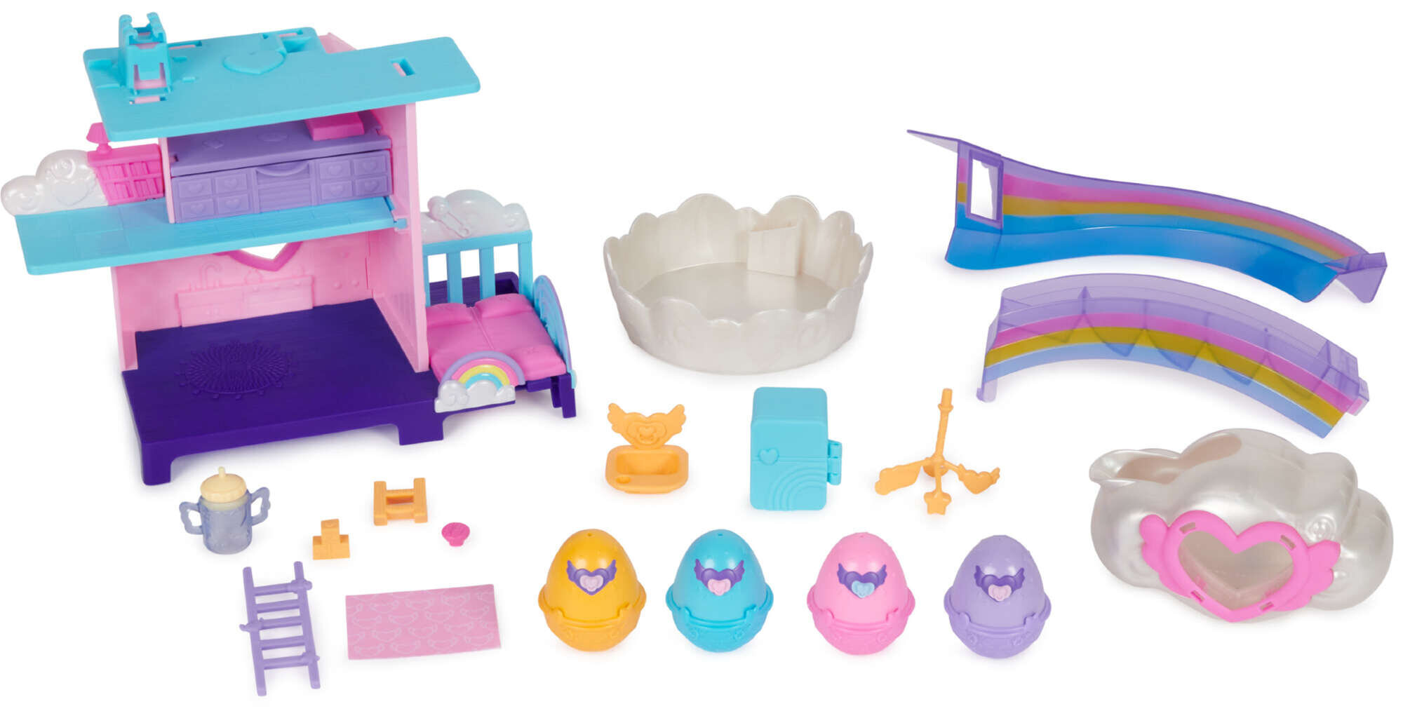 Üllatus beebi lastetoa komplekt + 4 figuuri Hatchimals Alive! hind ja info | Tüdrukute mänguasjad | kaup24.ee