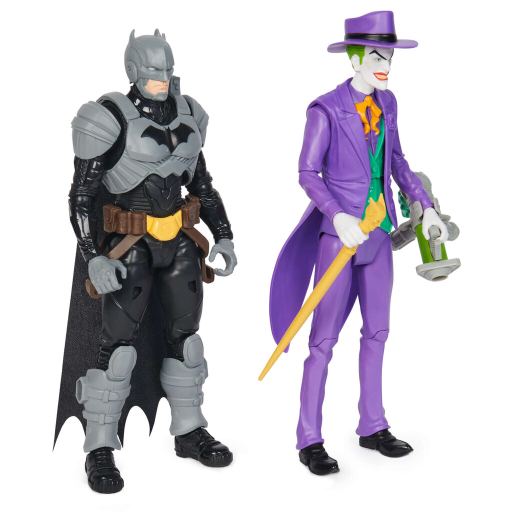 Suur 2-in-1 DC Comics Batman vs. Joker 30 cm figuuride ja tarvikute komplekt hind ja info | Poiste mänguasjad | kaup24.ee