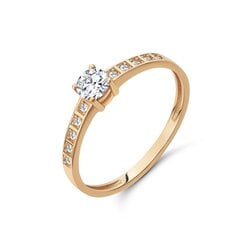 Kuldsõrmus naistele 0012746600132 hind ja info | Sõrmused | kaup24.ee