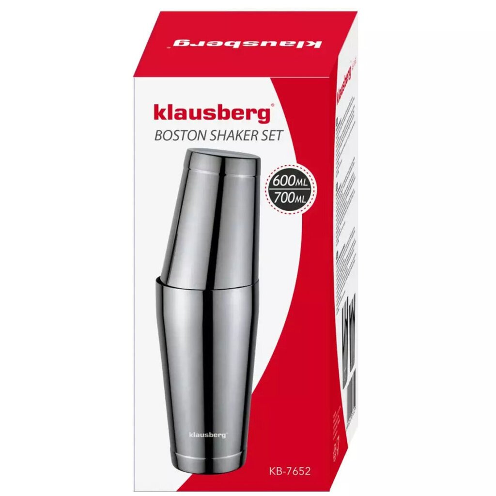 Kokteilišeiker 750ml KLAUSBERG KB-7652 Grafiit цена и информация | Köögitarbed | kaup24.ee