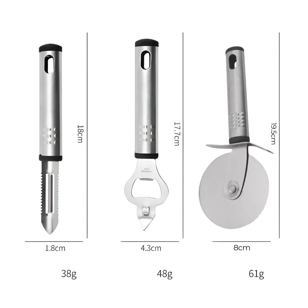 Köögiriistade komplekt LIVMAN H-67, 38 tk цена и информация | Köögitarbed | kaup24.ee