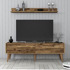 ТВ-блок Asir, 140x35x45 см, коричневый цена и информация | Тумбы под телевизор | kaup24.ee