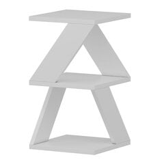 Столик Asir, 30x50x30 см, белый цена и информация | Журнальные столики | kaup24.ee