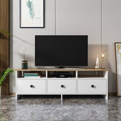 TV alus, 150x47x36 cm, valge/beež цена и информация | Тумбы под телевизор | kaup24.ee