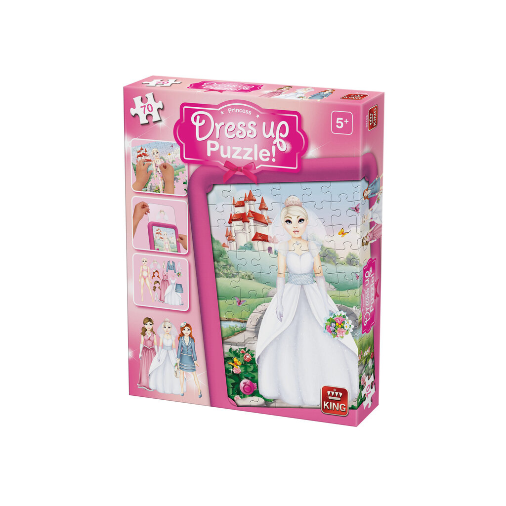 King pusle Dress Up Princess, 70 tk hind ja info | Pusled | kaup24.ee