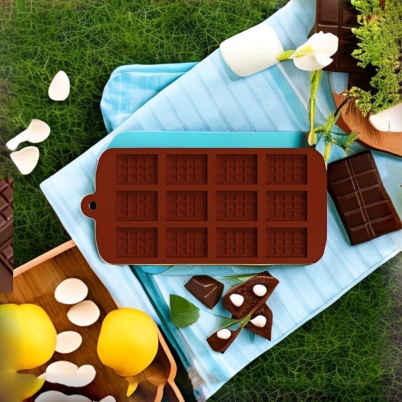 Šokolaadi vorm, 12 ruutu hind ja info | Ahjuvormid ja küpsetustarvikud | kaup24.ee