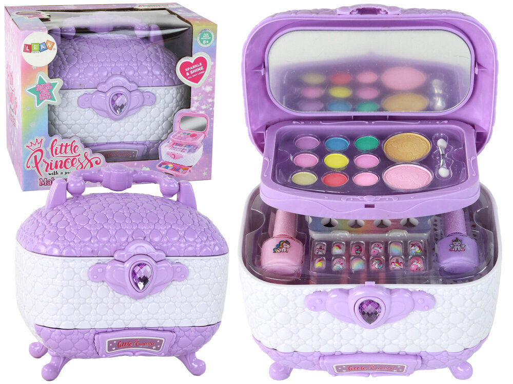 Ilukomplekt lastele kohvris, lilla hind ja info | Tüdrukute mänguasjad | kaup24.ee