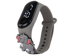 Детские электрические часы, серые цена и информация | Смарт-часы (smartwatch) | kaup24.ee