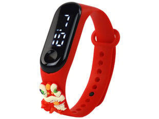 Laste elektrooniline kell, punane цена и информация | Смарт-часы (smartwatch) | kaup24.ee
