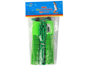 Детская скакалка со счетчиком, зеленая цена и информация | Скакалка Tunturi Pro Adjustable Speed Rope | kaup24.ee