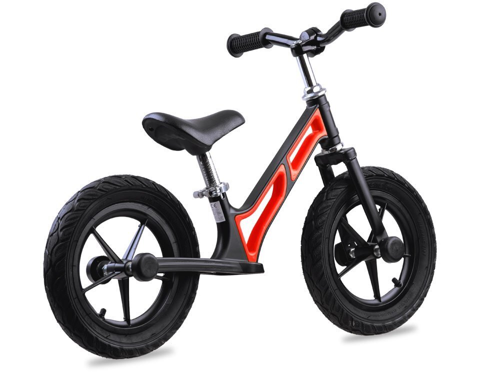 Tiny Bike 12-tolline tasakaaluratas lastele, punane hind ja info | Jooksurattad | kaup24.ee