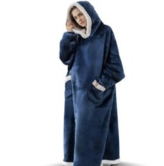 Одеяло с рукавами, синее цена и информация | Покрывала, пледы | kaup24.ee