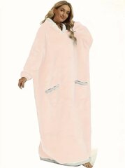 Одеяло с рукавами, светло-розовое цена и информация | Покрывала, пледы | kaup24.ee