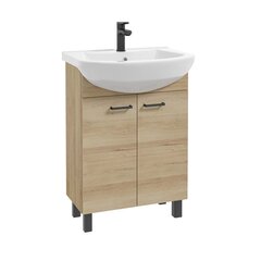 Vannitoakapp Novelty D60 kraanikausiga Tomaso 60, pöök цена и информация | Шкафчики для ванной | kaup24.ee
