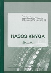 Kassaraamat, vertikaalne, perioodi kohta, A4, 2x30 lehte цена и информация | Канцелярские товары | kaup24.ee