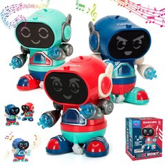 Tantsiv robot LED-valgustuse ja muusikaga Dancing Robot Rock цена и информация | Развивающие игрушки | kaup24.ee