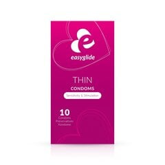 Kondoomid EasyGlide Extra Thin Condoms, 10 tk hind ja info | Kondoomid | kaup24.ee