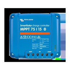 Victroni energialaadimise kontroller SmartSolar MPPT 75/15 (SCC075015060R) цена и информация | Комплектующие для солнечных электростанций | kaup24.ee