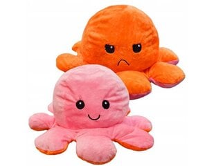 Kaks küljega kaheksajalaga maskott 40 cm - oranž roosa hind ja info | Pehmed mänguasjad | kaup24.ee