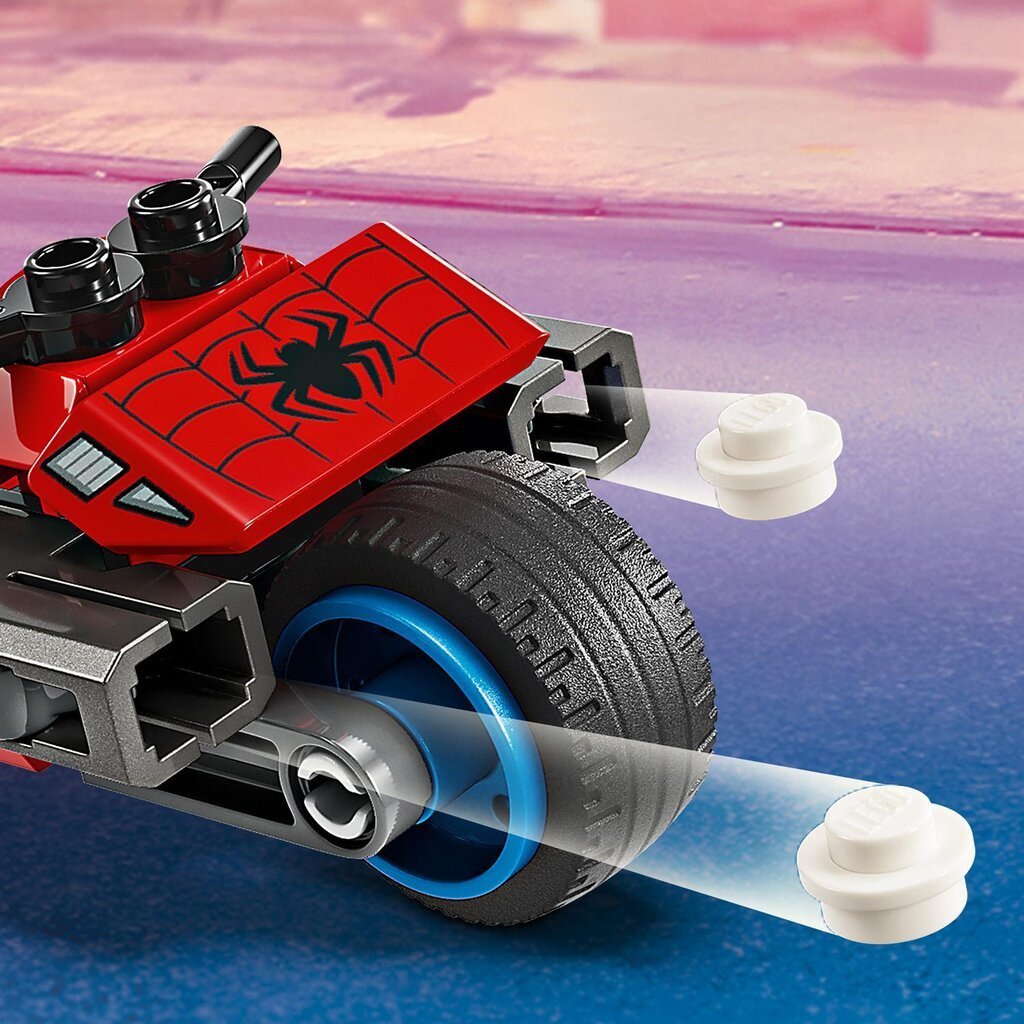 76275 Lego® Marvel Mootorrattaga tagaajamine: Ämblikmees vs Doktor Kaheksajalg цена и информация | Klotsid ja konstruktorid | kaup24.ee