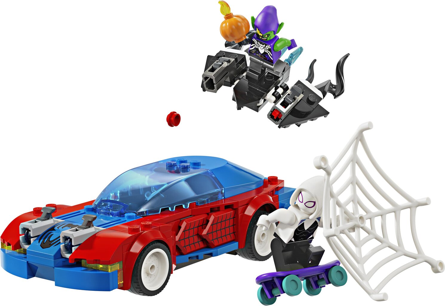 76279 Lego® Marvel Ämblikmehe võidusõiduauto ja mürgitatud Roheline Goblin hind ja info | Klotsid ja konstruktorid | kaup24.ee