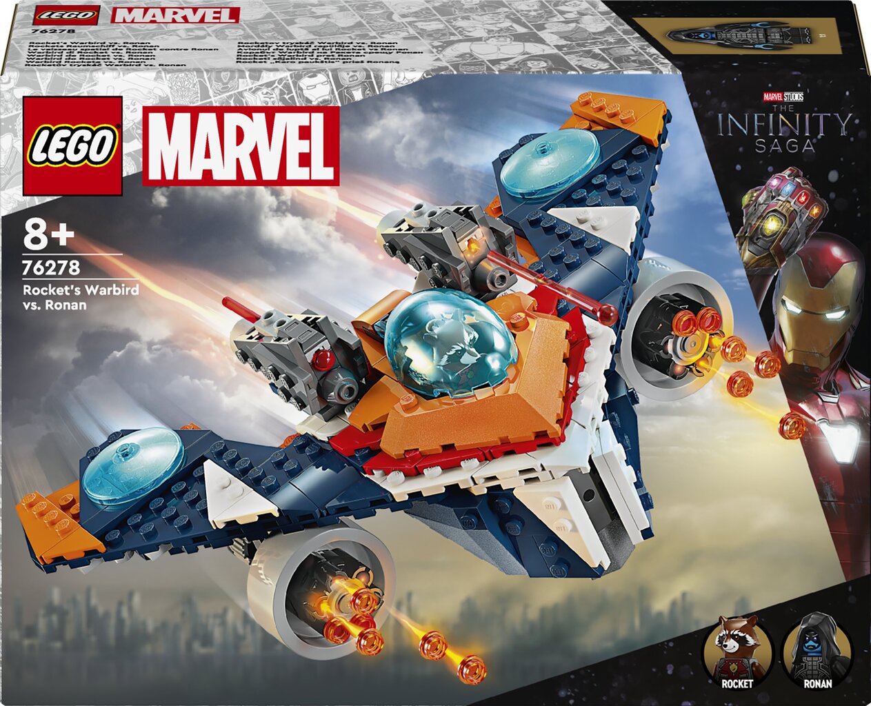 76278 LEGO® Marvel Ракетная боевая птица против Ронана цена | kaup24.ee