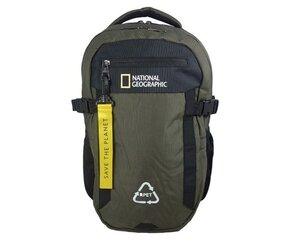 Рюкзак National Geographic Natural 15780 с двумя отделениями, цвет хаки цена и информация | Компьютерные сумки | kaup24.ee