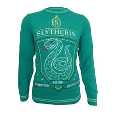 Harry Potter dressipluus Christmas Jumper Slytherin Suurus S 123116 hind ja info | Naiste kampsunid | kaup24.ee