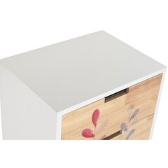 Тумба с ящиками DKD Home Decor Натуральный MDF Белый Бамбук (40 x 40 x 73,5 cm) цена и информация | Комоды | kaup24.ee