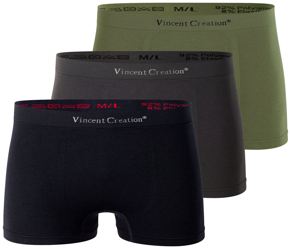 Aluspüksid meestele Vincent Creation 1004, erinevad värvid, 3 tk hind ja info | Meeste aluspesu | kaup24.ee