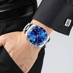 Стильные мужские часы из нержавеющей стали Notionr 124 цена и информация | Мужские часы | kaup24.ee