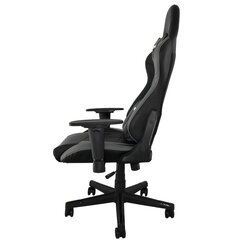 вращающееся офисное игровое кресло для компьютера/офиса/комнаты черно-серое цена и информация | Офисные кресла | kaup24.ee