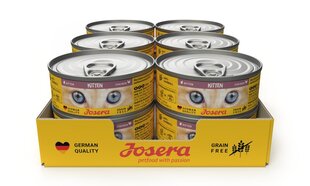 Josera Kitten väikestele kassipoegadele koos kanaga, 12x85 g hind ja info | Konservid kassidele | kaup24.ee