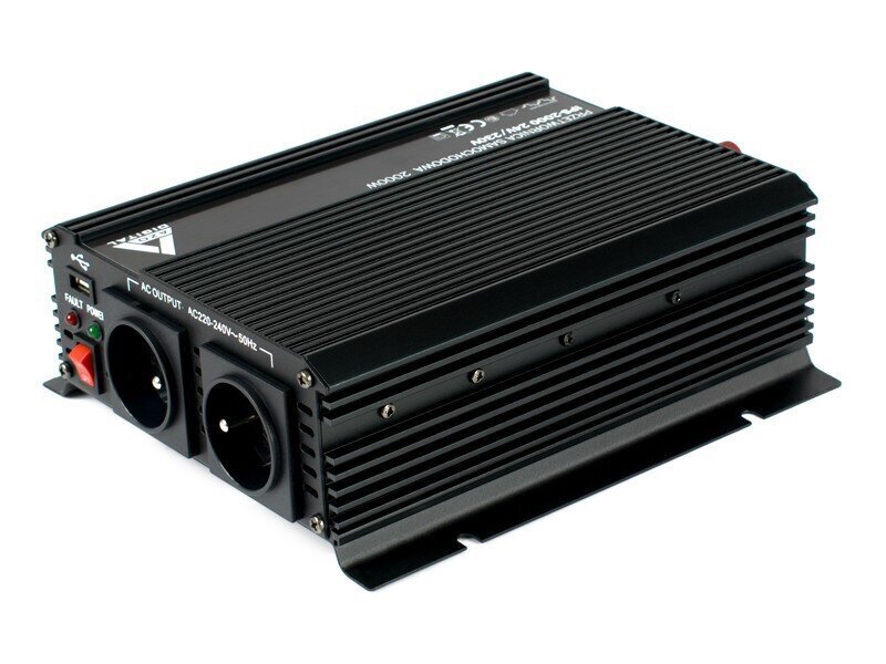 Pingemuundur AZO Digital 24 VDC, 230 VAC, IPS-2000, 2000W hind ja info | Muundurid, inverterid | kaup24.ee