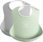 Taskuga pudipõlled BabyBjörn Grey/Powder Green, hall/roheline, 2 tk. hind ja info | Pudipõlled | kaup24.ee