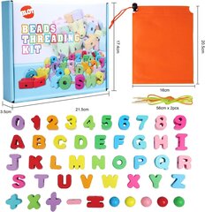 Деревянные игрушки Монтессори для детей, алфавит и цифры цена и информация | Развивающие игрушки | kaup24.ee