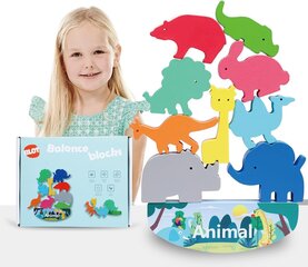 BLOT Montessori loomadega puidust mänguasjad, lastele vanuses 3-6 aastat цена и информация | Развивающие игрушки | kaup24.ee