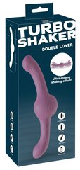 Вибратор Turbo Shaker Double Lover, фиолетовый цвет цена и информация | Вибраторы | kaup24.ee