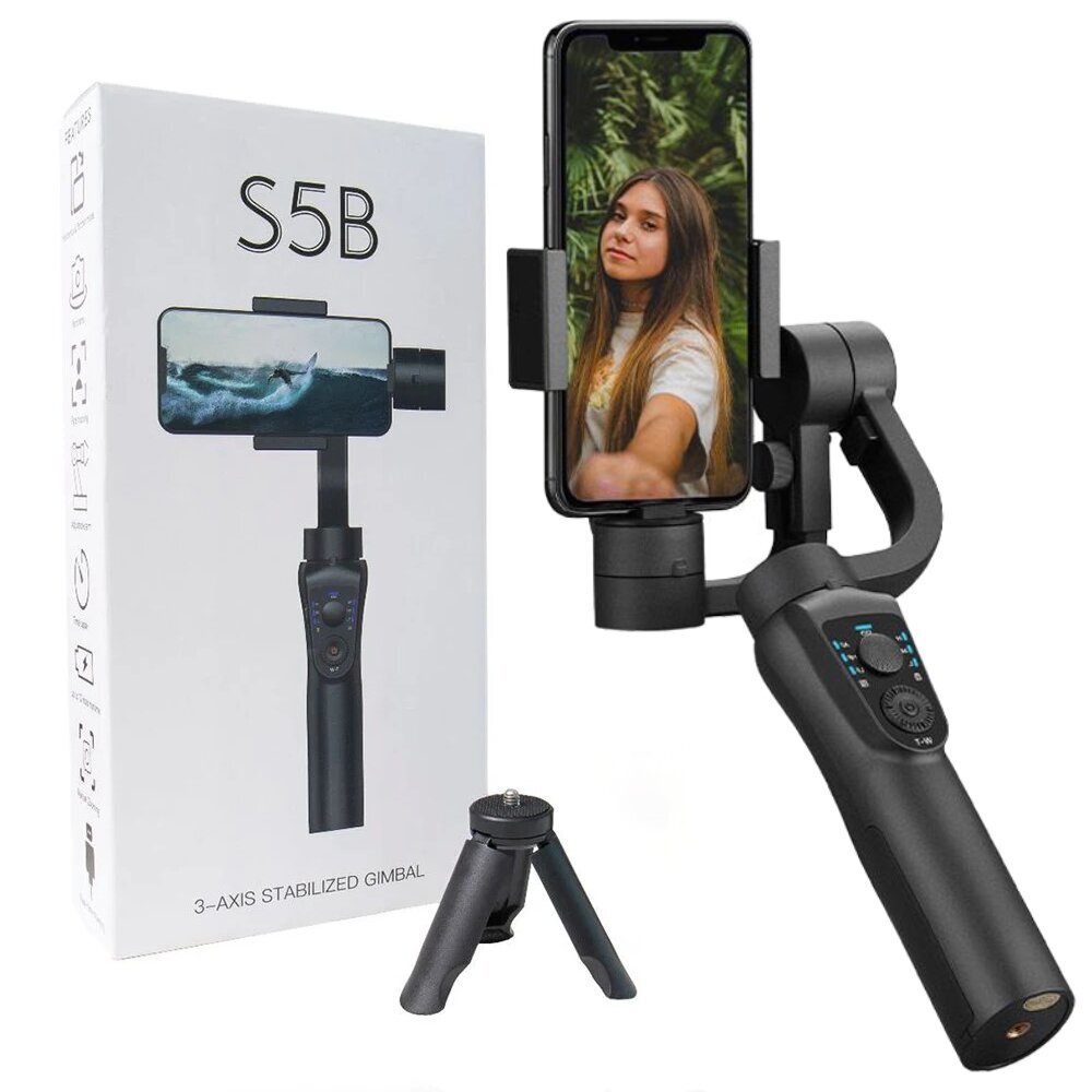 Gimbal 3-teljeline stabilisaator telefonile LIVMAN S5B цена и информация | Selfie sticks | kaup24.ee