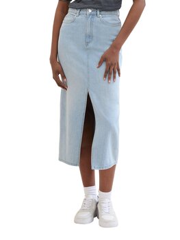 Tom Tailor женская джинсовая юбка, светло-синяя цена и информация | Юбки | kaup24.ee