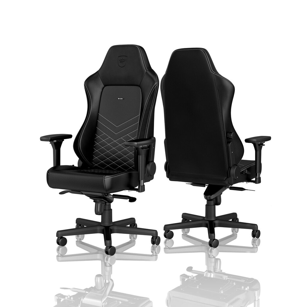 Ergonoomiline tool Noblechairs Hero, must hind ja info | Kontoritoolid | kaup24.ee