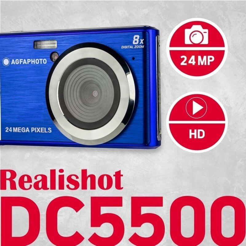 AgfaPhoto DC5500BL цена и информация | Fotoaparaadid | kaup24.ee