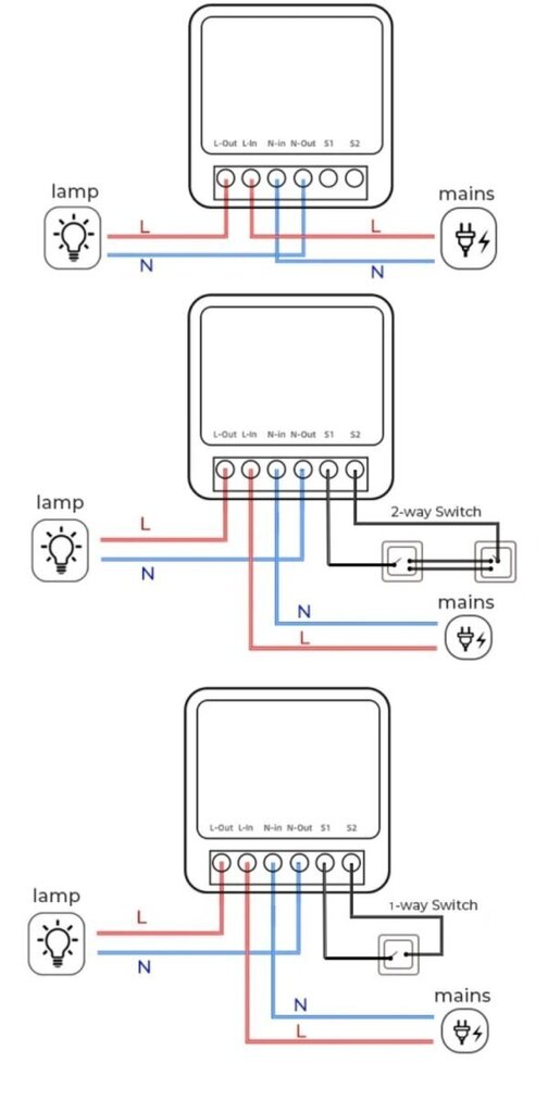 Spring Kaugjuhitav valgusti pult Wifi, Tuya, üherealine цена и информация | Lülitid ja pistikupesad | kaup24.ee