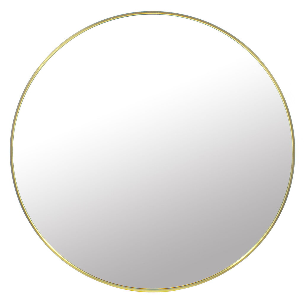 Kuldse raamiga peegel, 70 cm hind ja info | Peeglid | kaup24.ee