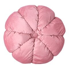 Ümmargune dekoratiivne padi koos nupuga - roosa hind ja info | Padjad | kaup24.ee