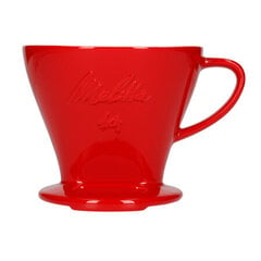 Фарфоровая капельница для кофе Melitta 1x4 - красный цена и информация | Чайники, кофейники | kaup24.ee