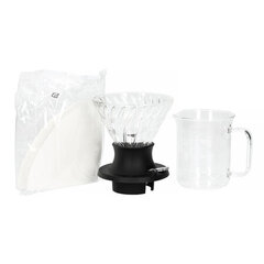 Hario - V60 Drip-Assist Set - Комплект капельницы V60-02 + насадка + фильтры цена и информация | Чайники, кофейники | kaup24.ee