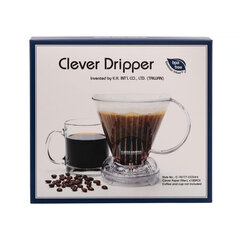 Clever Dripper - Кофеварка L 500мл белая + 100 фильтров цена и информация | Чайники, кофейники | kaup24.ee